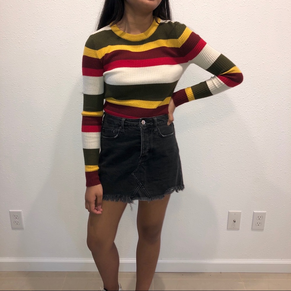 Striped Lightweight Fall Sweater